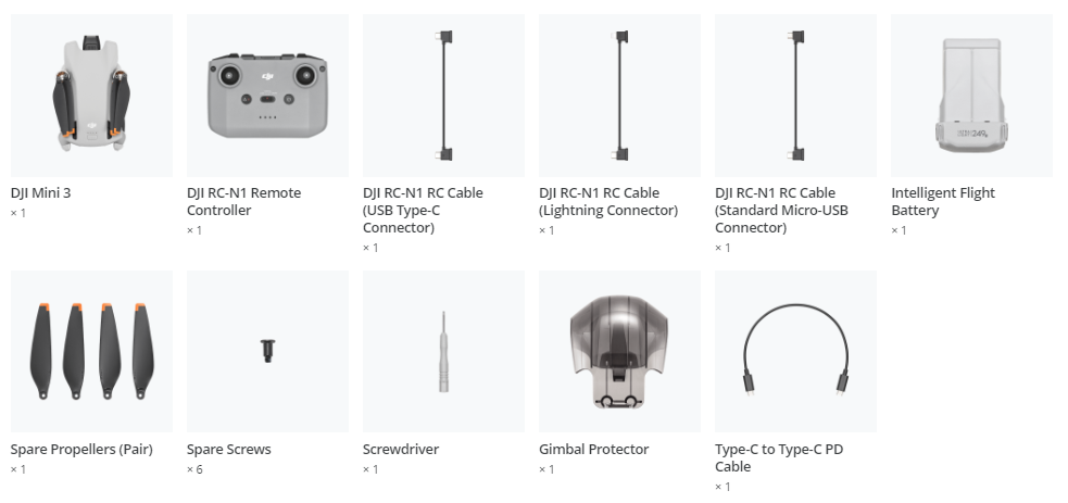 DJI Mini 3 (Sin accesorios, sin bateria, sin cuenta) - Imagen 2