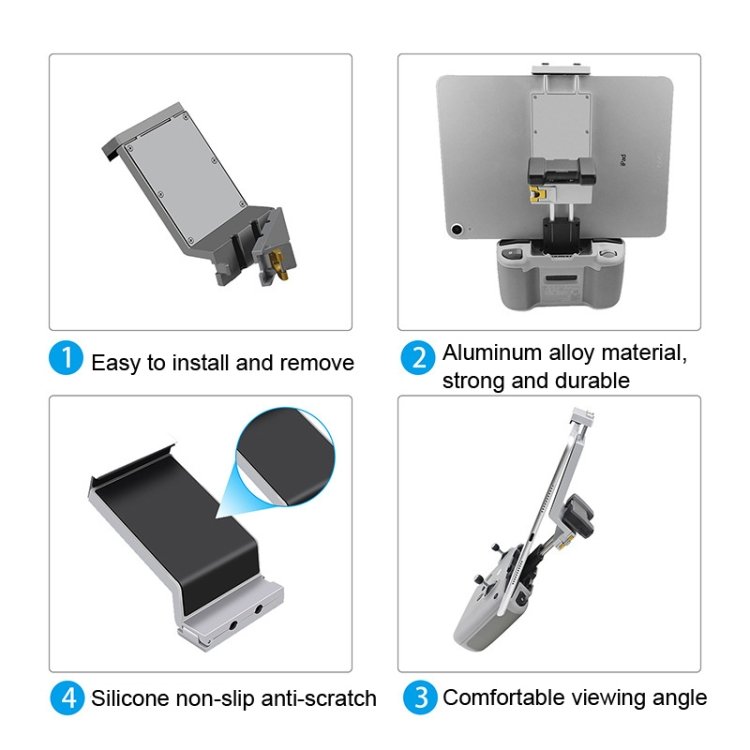 Soporte para DJI RC N-1,2,3 de aluminio - Imagen 3